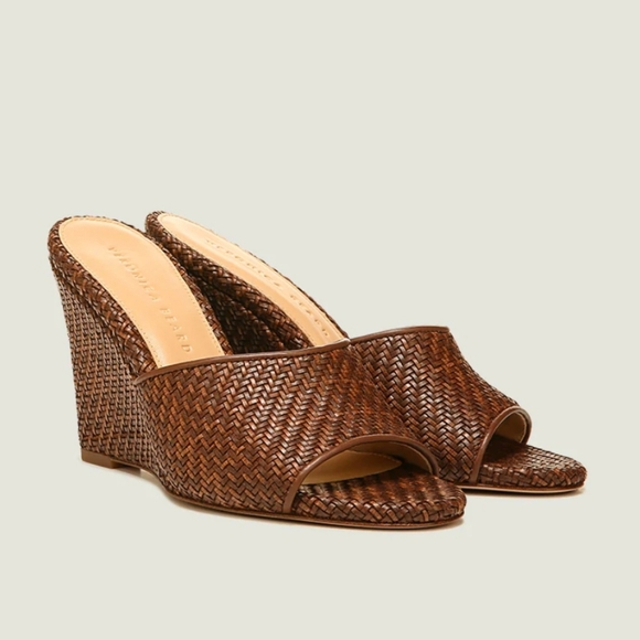 Veronica Beard Dali raffia wedge sandals size 7 - Picture 8 of 9